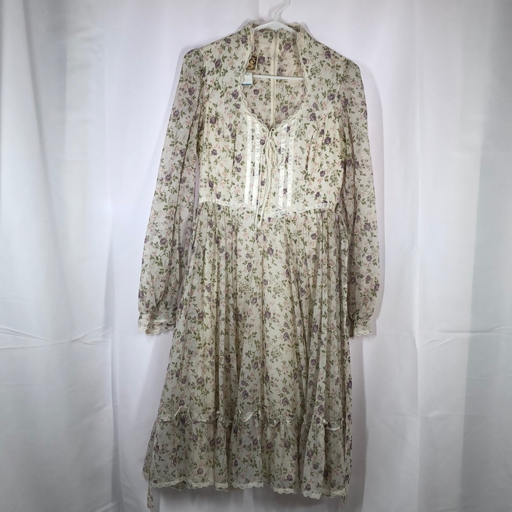 Vintage Prairie Dress by Gunne Sax size 9 Jessica